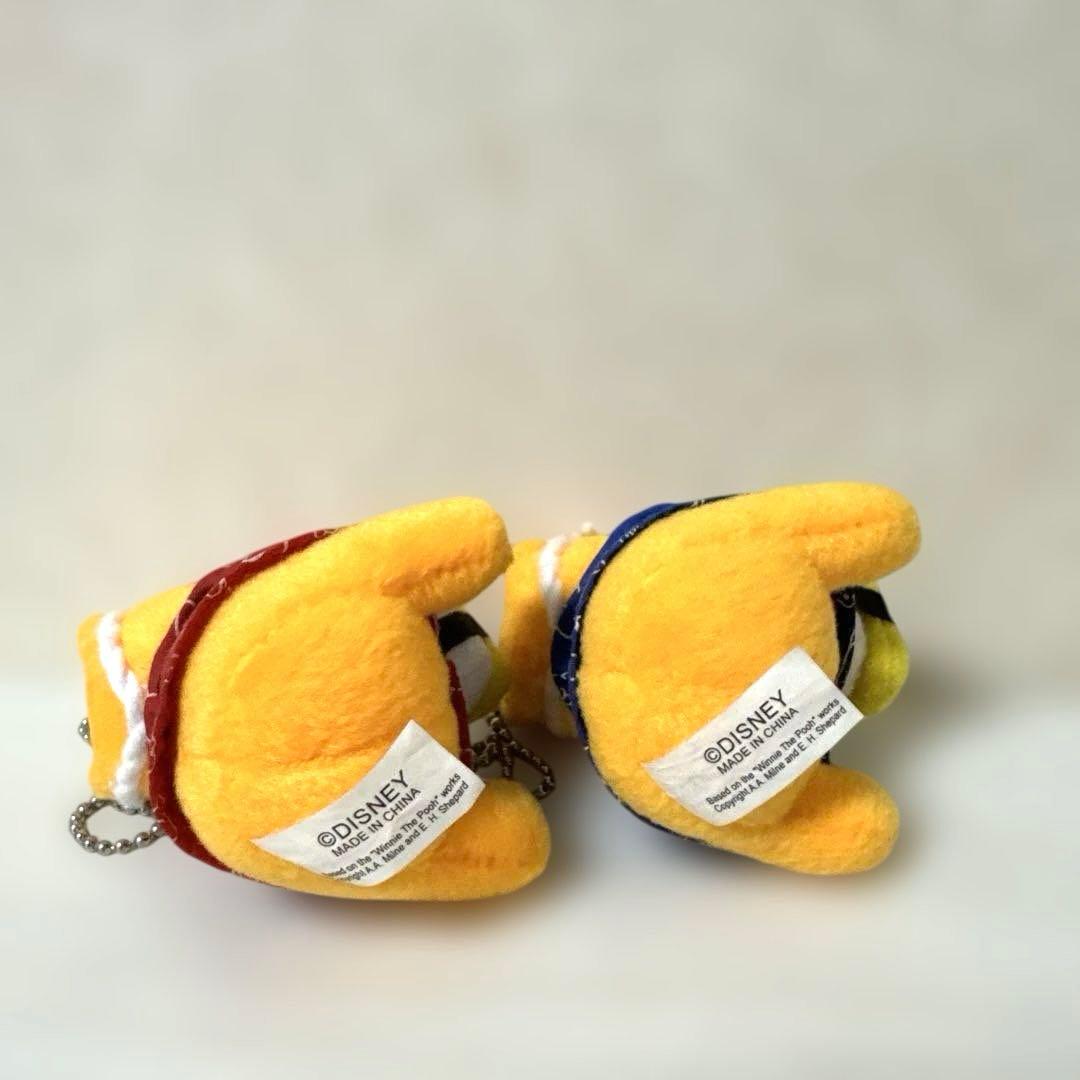 くまのプーさん　ディズニー　マスコット　キーチェーン　ぬいぐるみ　お寿司　美品