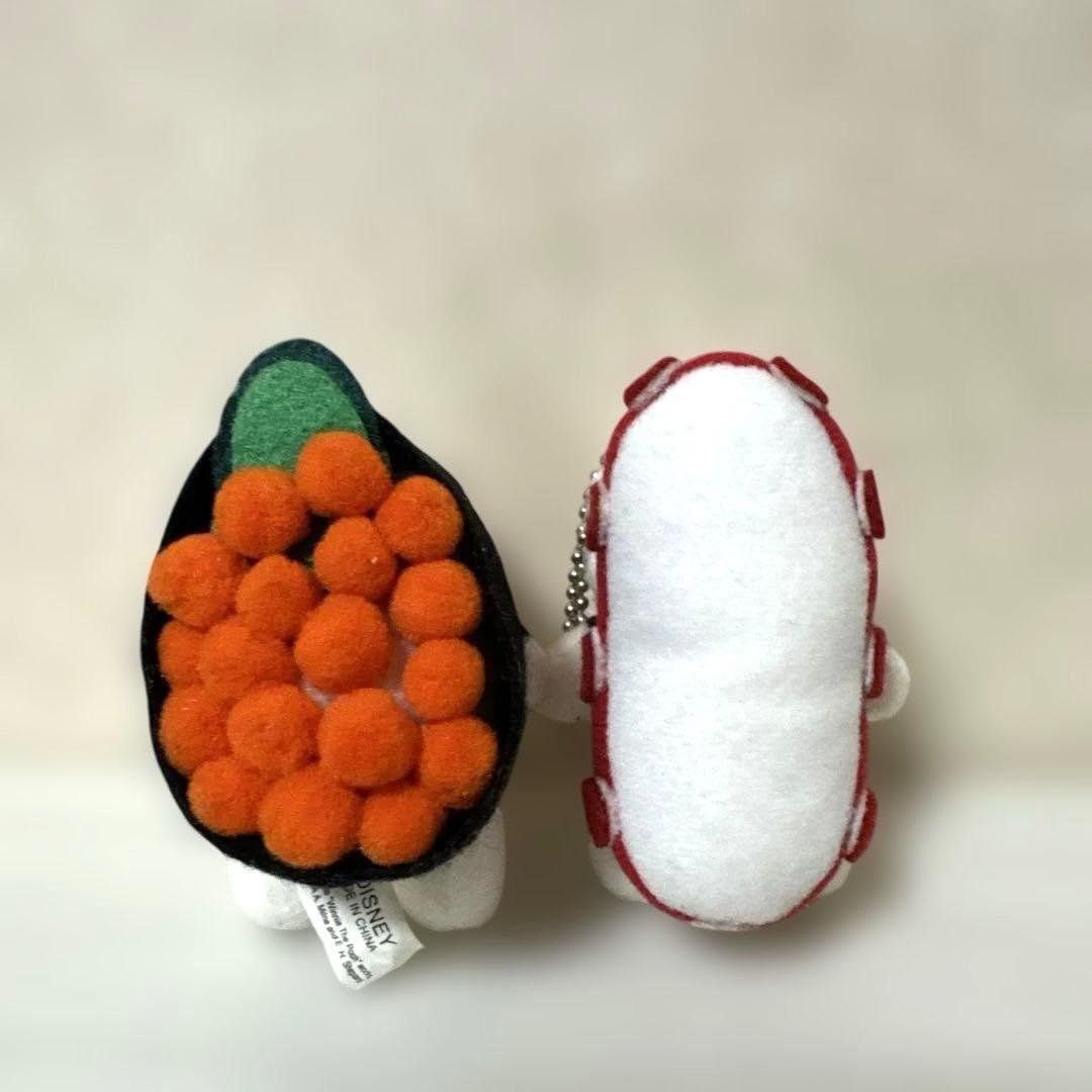 くまのプーさん　ディズニー　マスコット　キーチェーン　ぬいぐるみ　お寿司　美品
