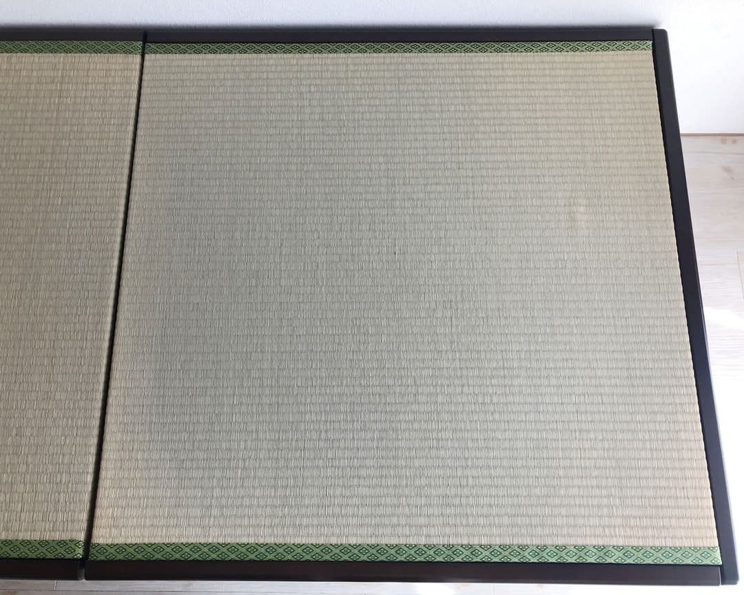 大容量収納　畳ベッド　ダークブラウン