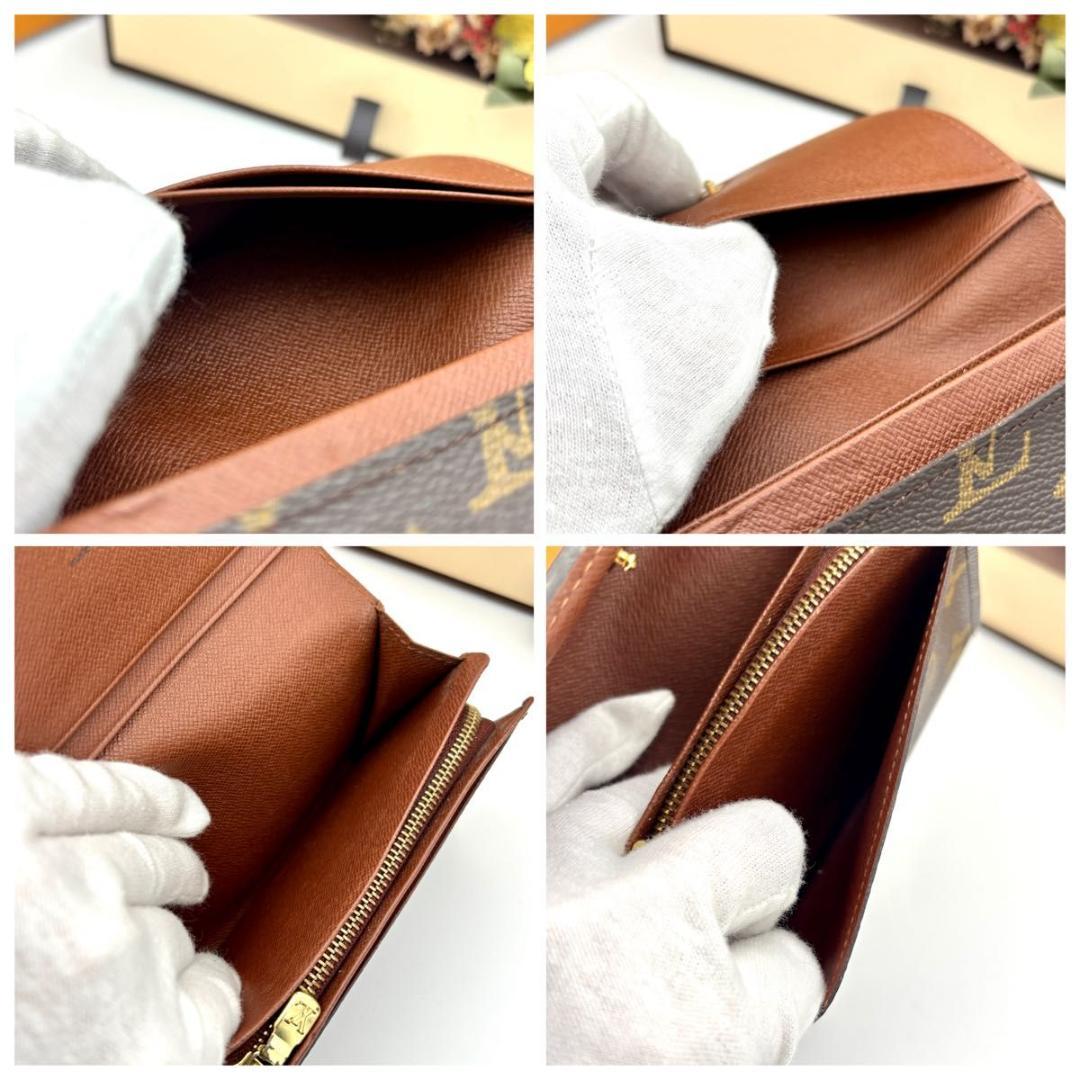新型 ルイヴィトン モノグラム ポルトフォイユ トレゾール 財布 L字ファスナー