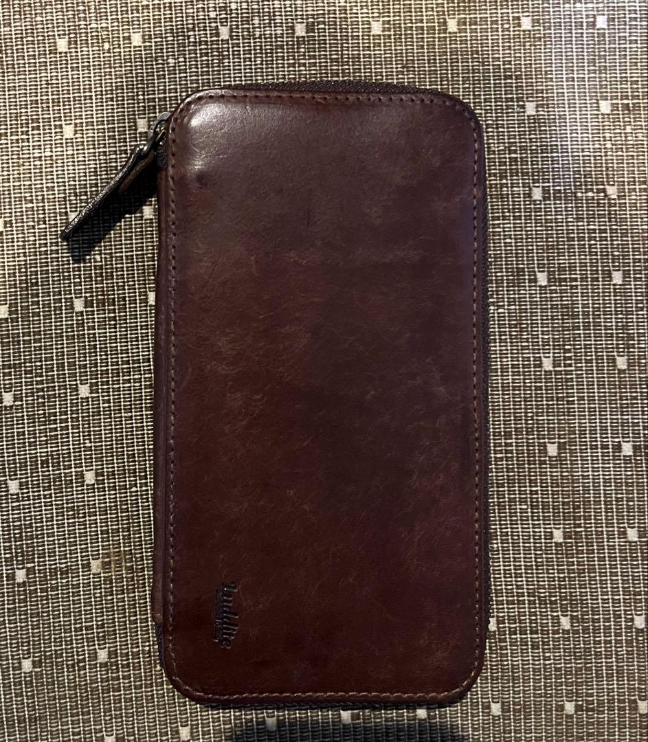 Ludditeラダイト ラウンドジップペンケース MAYA マヤ ブラウン