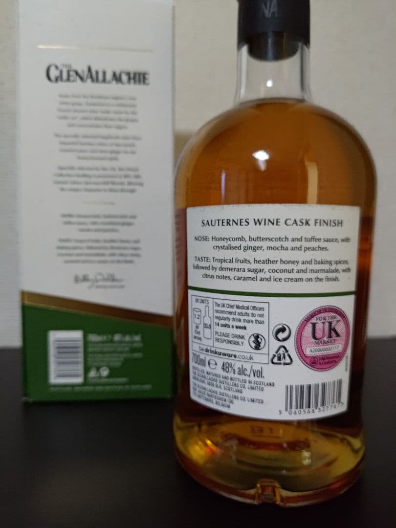 【希少】GlenAllachie 12年 ソーテルヌワインカスクフィニッシュ