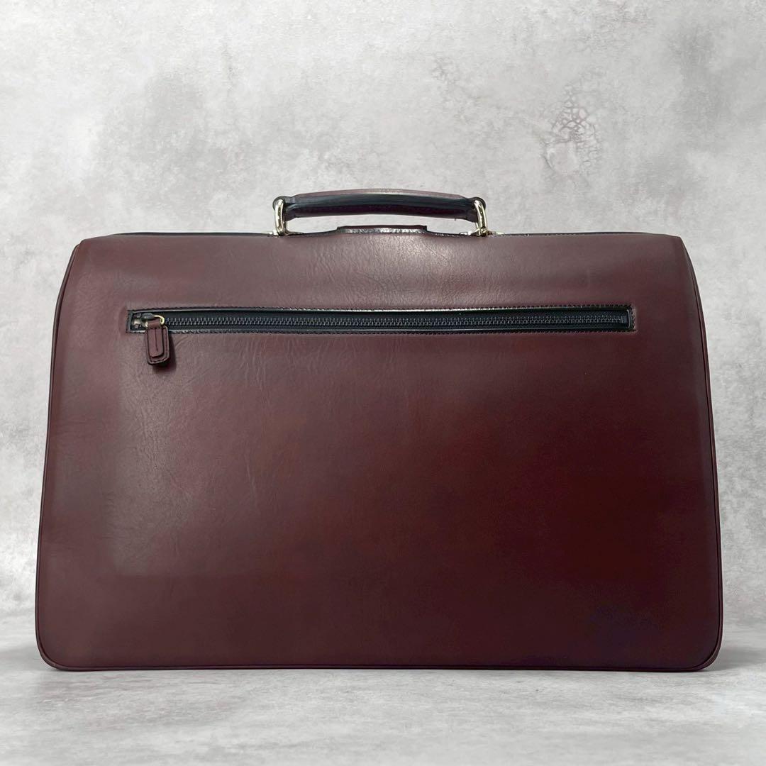 専用【未使用級】ゴールドファイル ダレスバッグ ビジネスバッグ 大容量 ブラウン