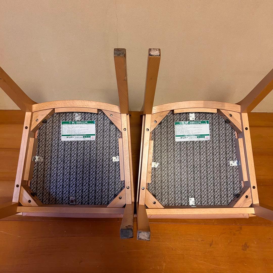 oliver ダイニングチェア　ヴィンテージ(2脚)