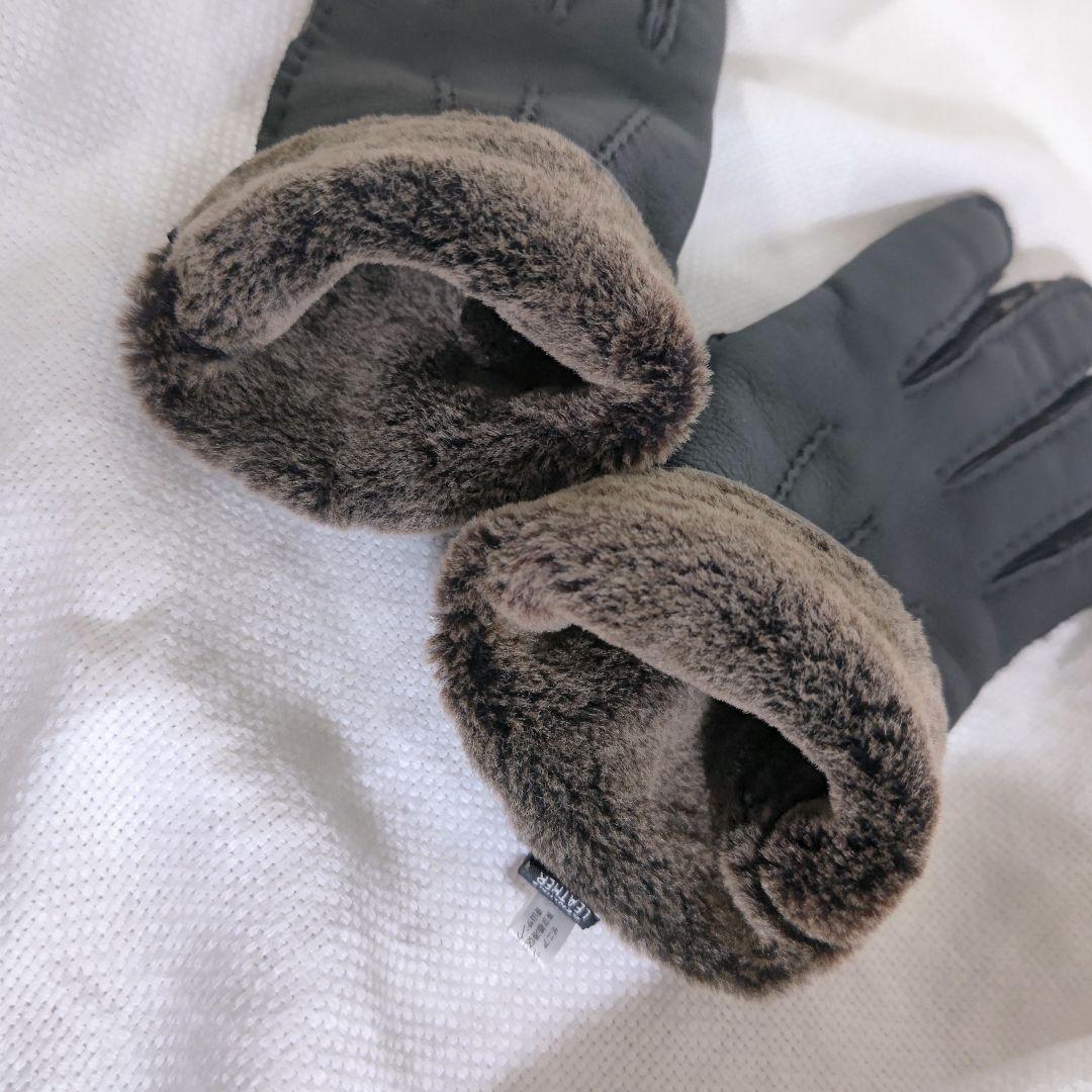 エルメネジルドゼニアErmenegildo Zegnaムートンレザーグローブ手袋