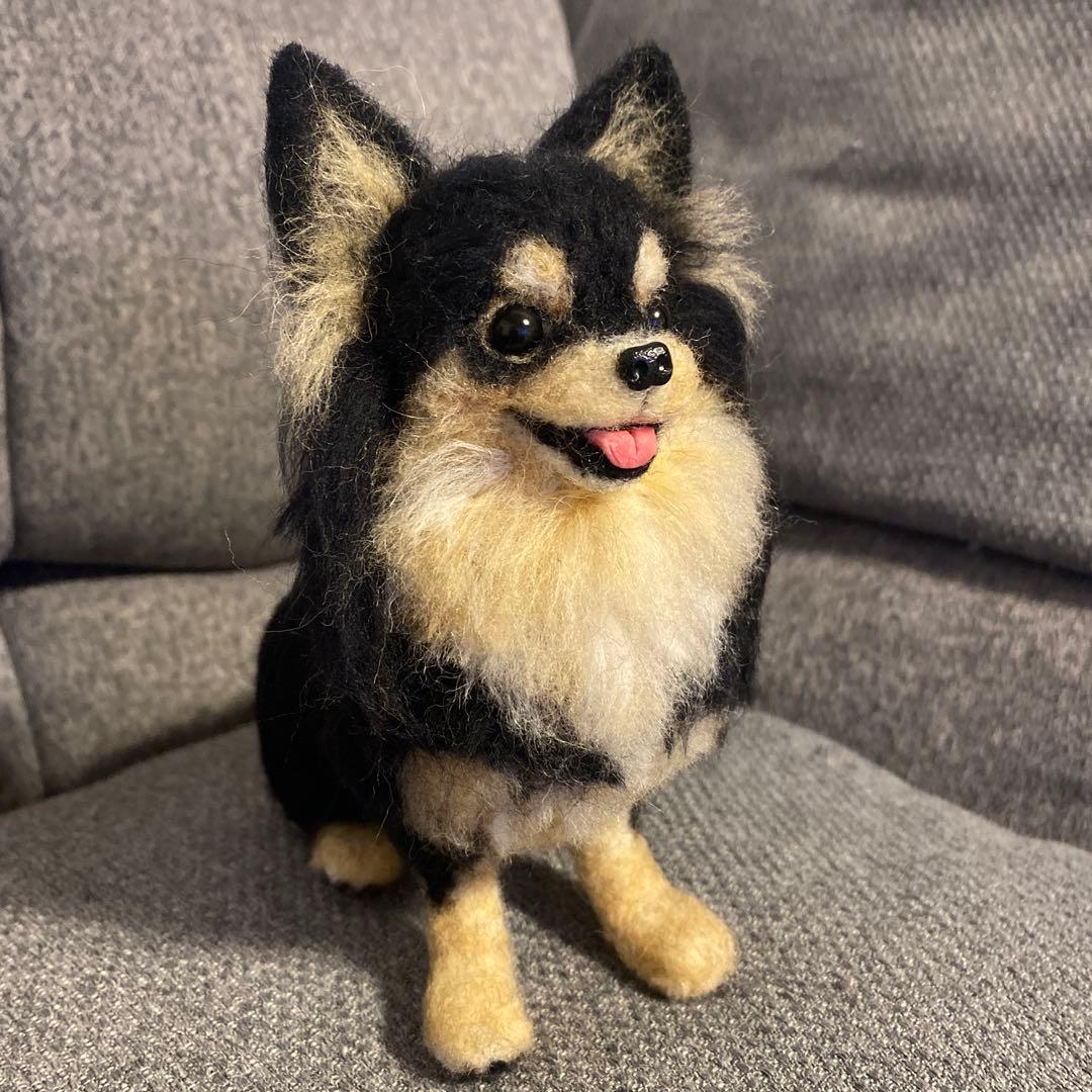 羊毛フェルト　チワワ　犬