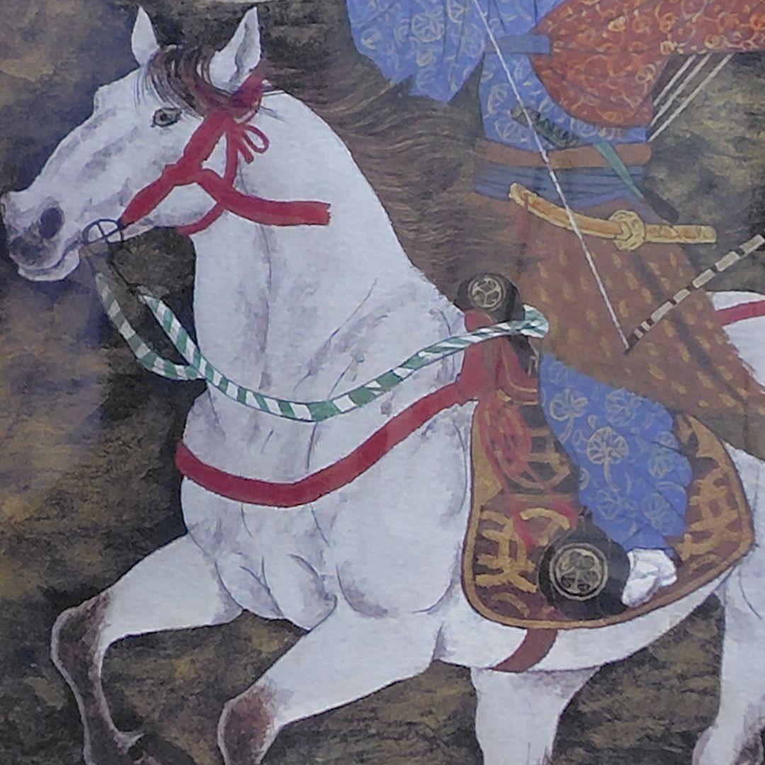 リトグラフ 米陀 寛／流鏑馬 限定100部 美品 非売品