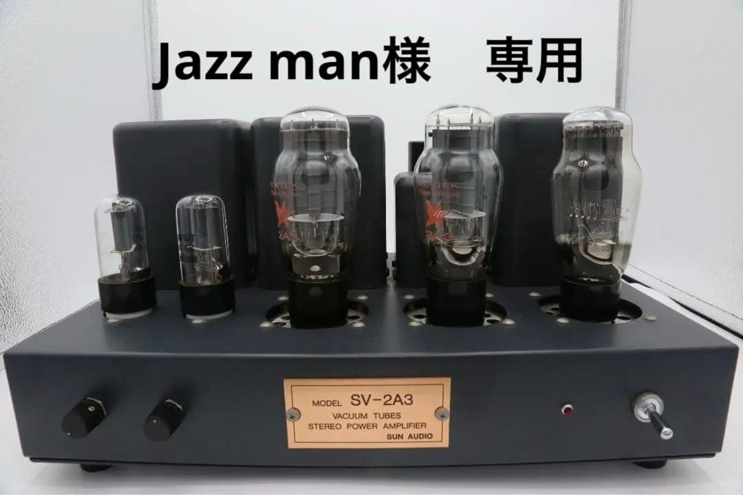真空管アンプ Sun Audio SV-2A3【動作確認済】送料無料/ケーブル有