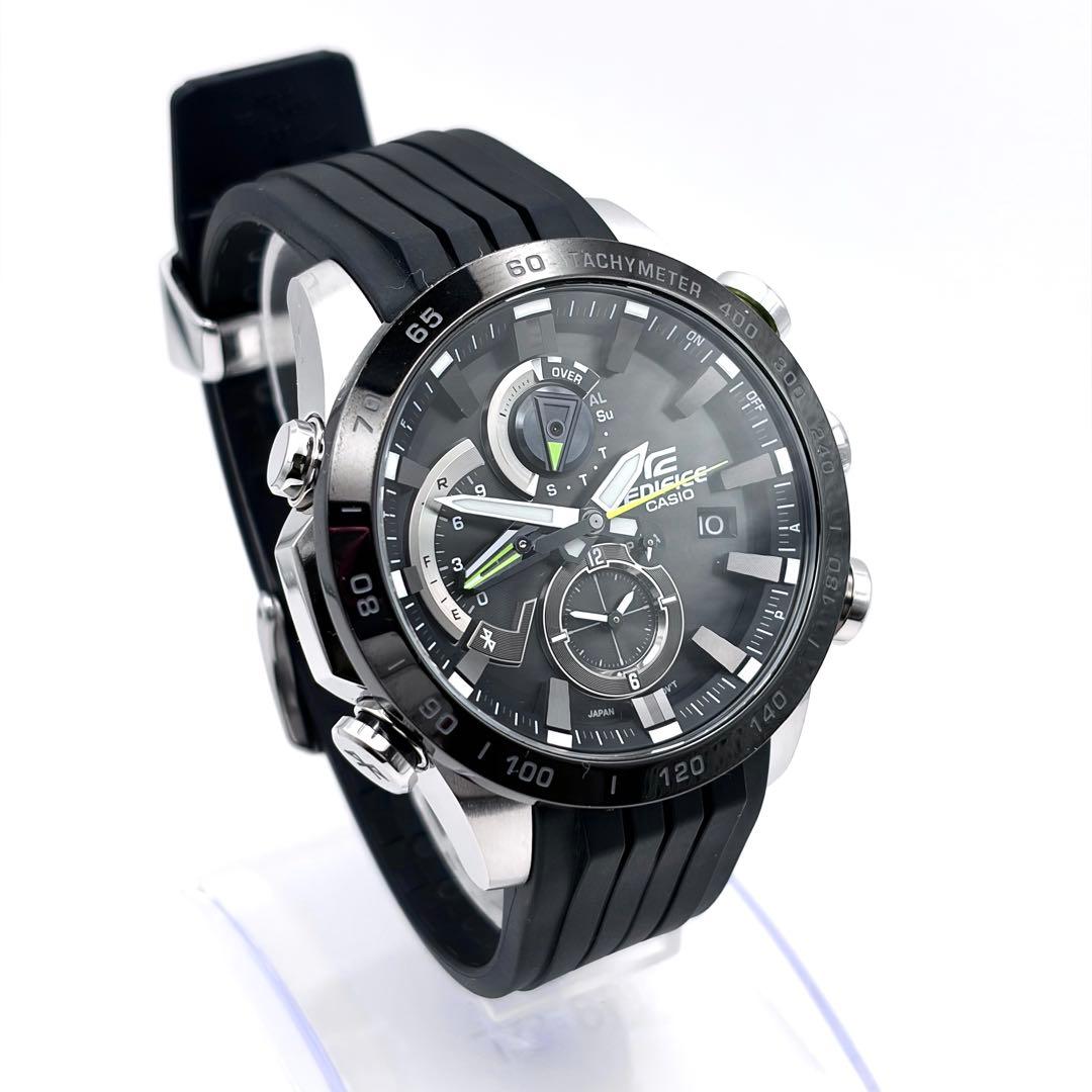 カシオ エディフィス スマートウォッチ Bluetooth クロノグラフ 稼働品