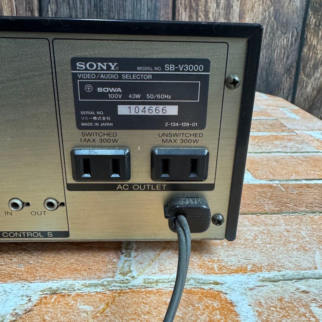 SONY SB-V3000 ビデオオーディオセレクター オーディオセレクター