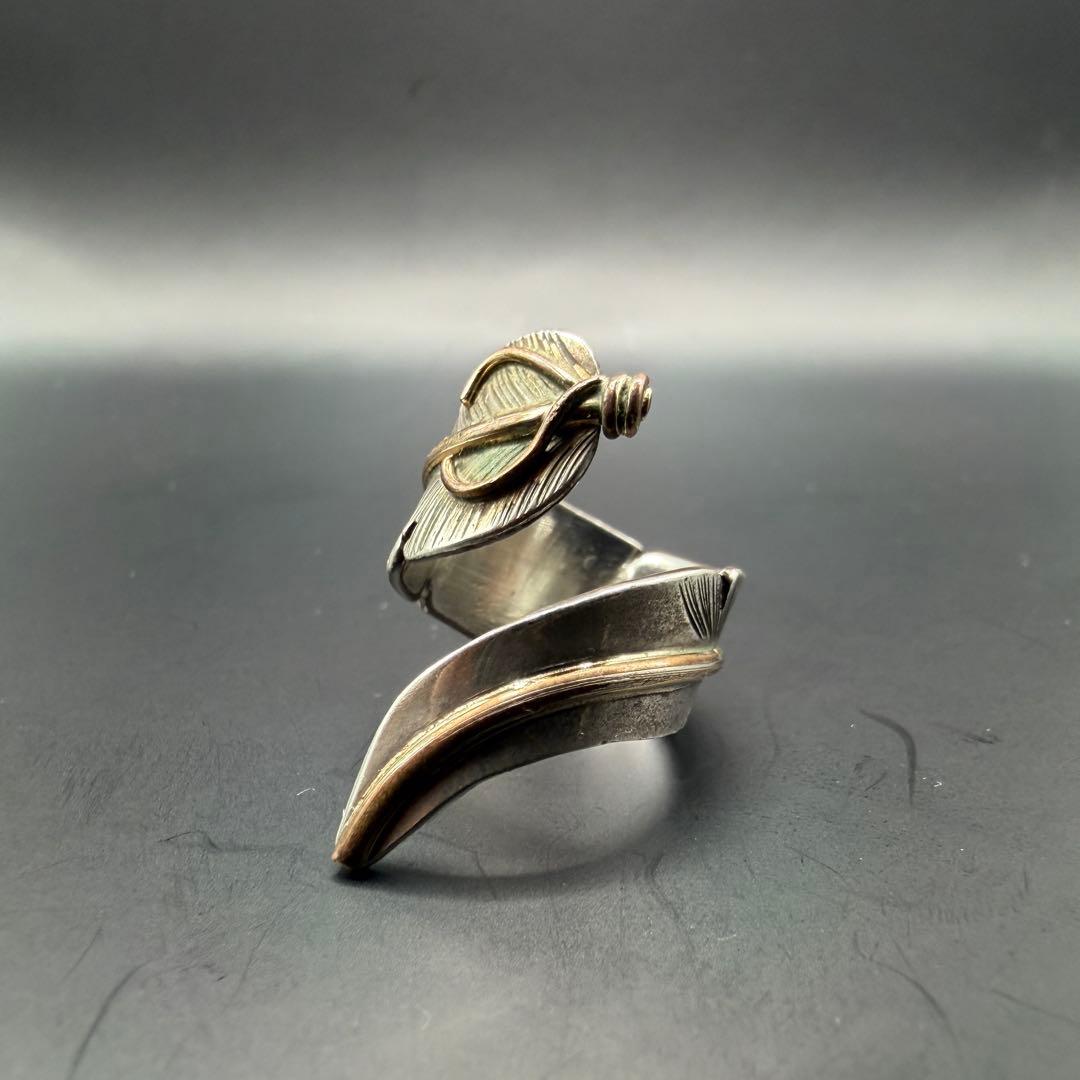 【NAVAJO】J.NELSON フェザー 12KGF リング 14号〜16号