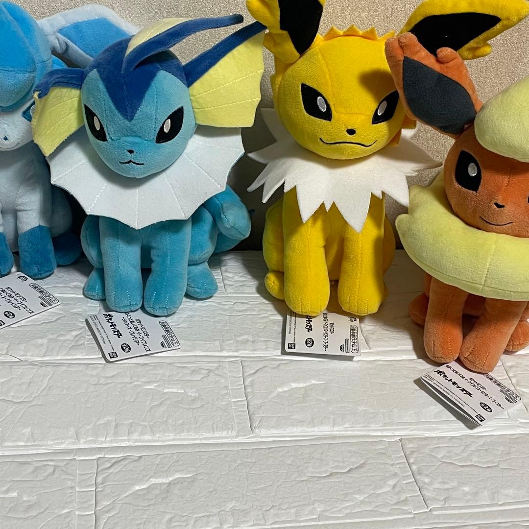 もふぐっとぬいぐるみ　イーブイフレンズセット全9体　タグあり