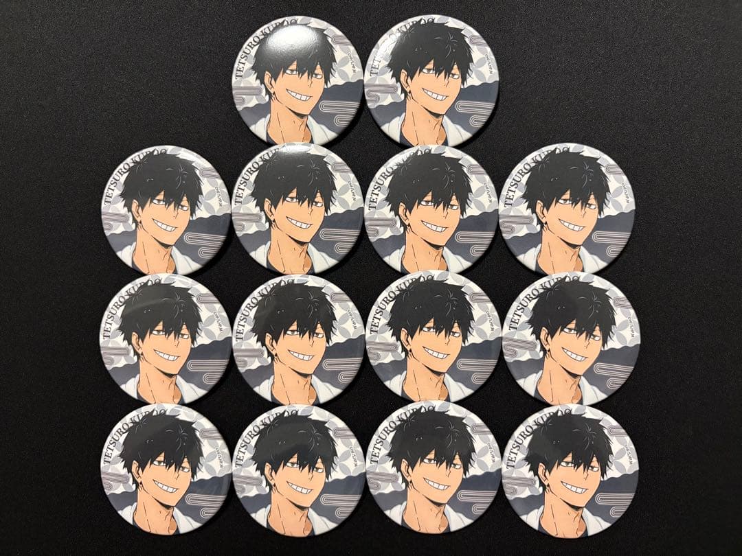 ハイキュー!! 極楽湯 缶バッジ 黒尾鉄朗 14個セット