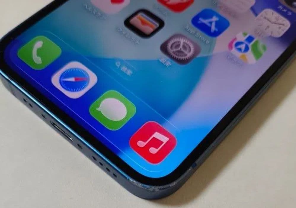 SIMフリー版 iPhone13mini ブルー