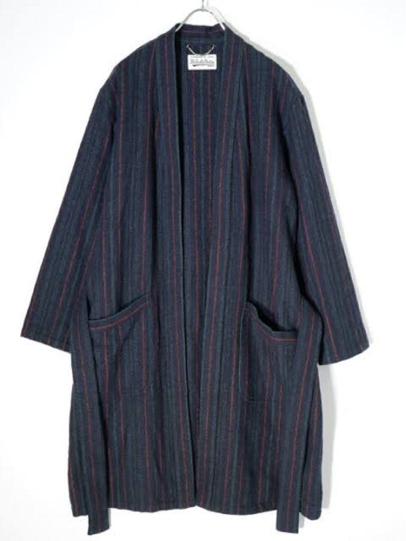 ジャケット・アウター WACKO MARIA MULTI STRIPED GOWN COAT