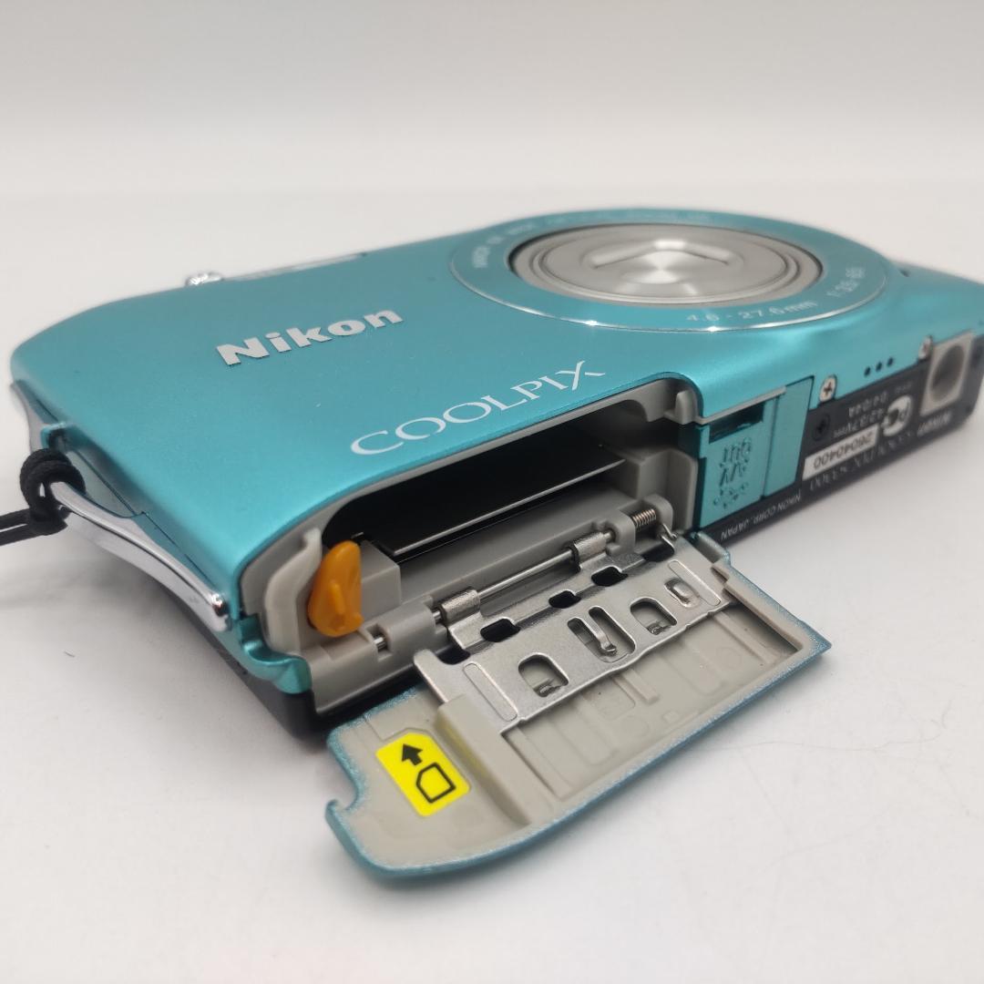 ★美品★ ニコン Nikon COOLPIX S3300 グリーン SDカード付