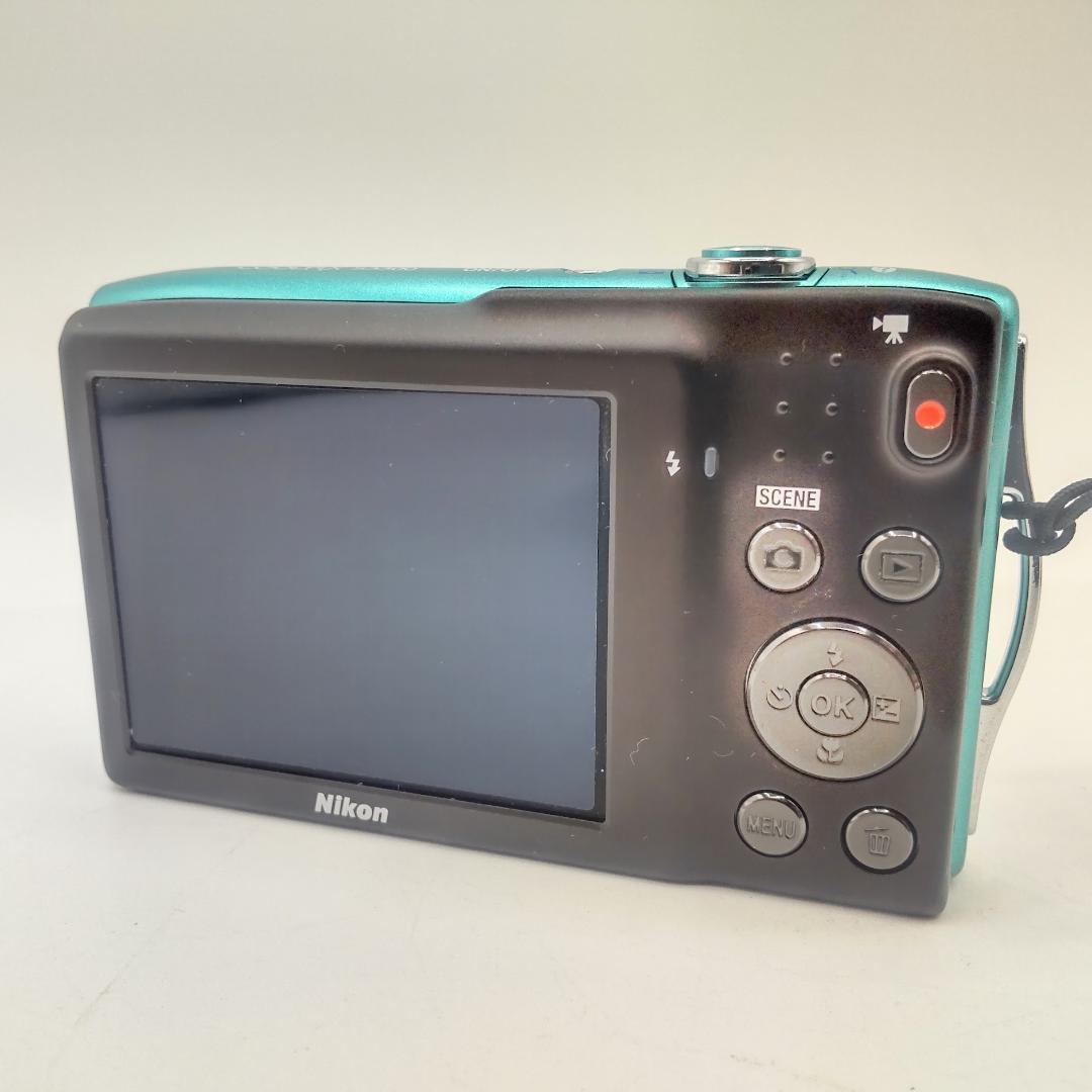 ★美品★ ニコン Nikon COOLPIX S3300 グリーン SDカード付