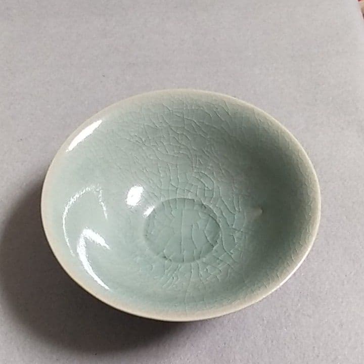 青磁茶碗　高麗青磁茶碗　鈴木五風氏作　大分県