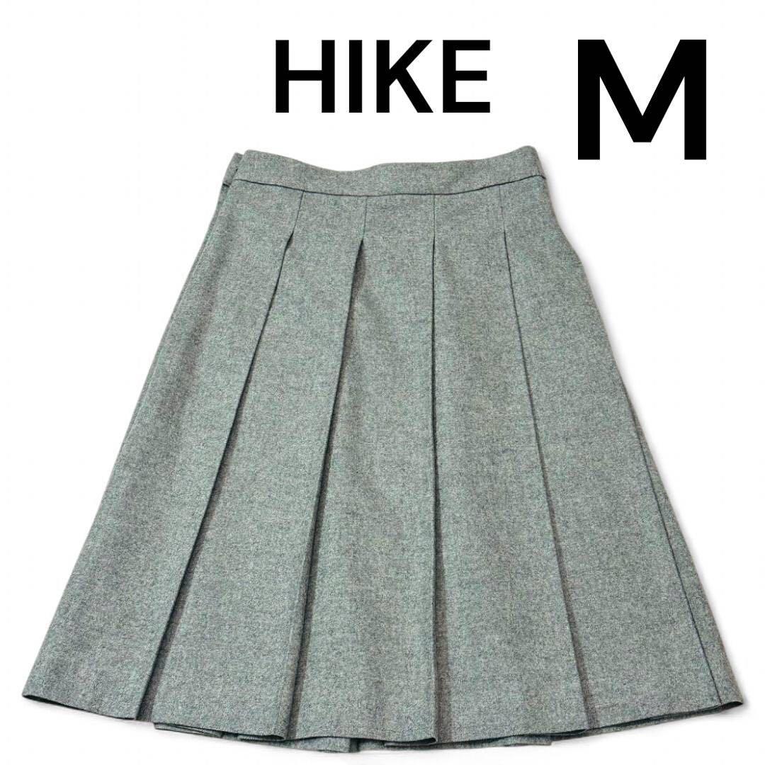 HYKE ハイク プリーツ ウール スカート グレー 1 M 新品未使用品✨