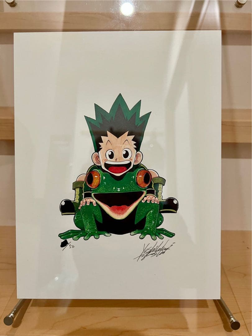 T*)様 ハンターハンター 複製原画　冨樫義博　直筆サイン