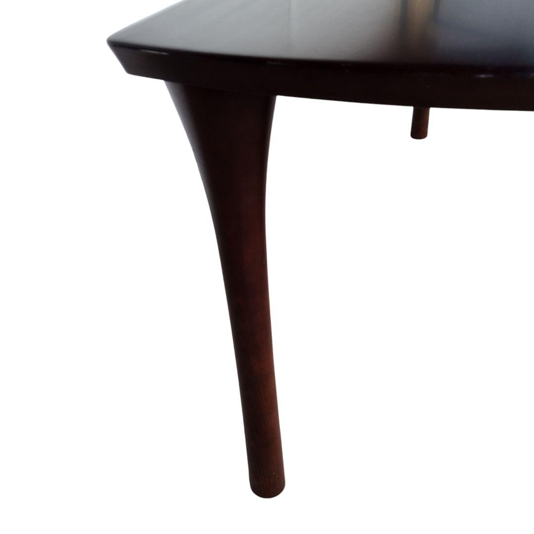 karimoku カリモク 半月 やや半円 ダイニングテーブル 食卓 ブラウン