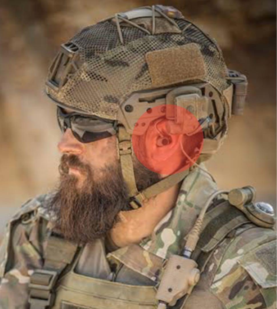 実物　invisio M3 U174 （左耳用）