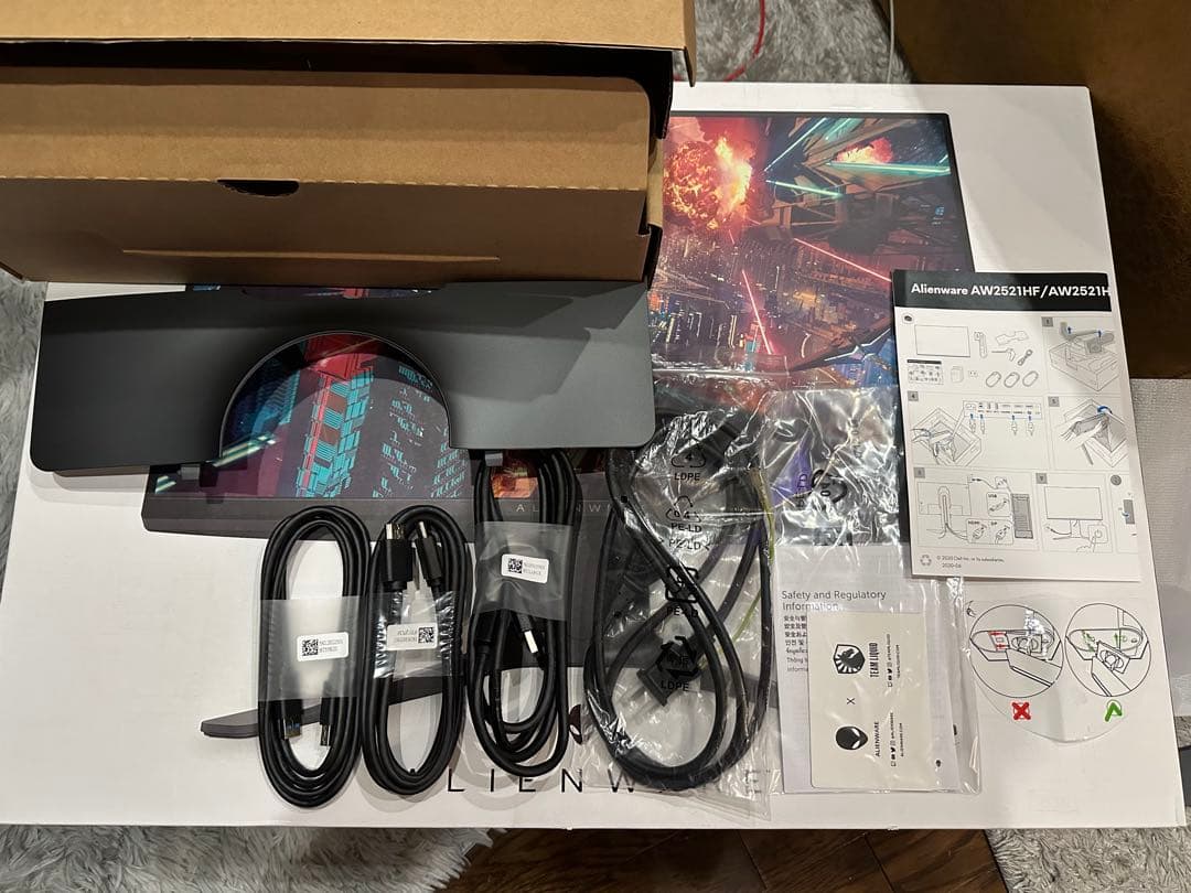 ディスプレイ・モニター本体 aroe08  DELL Alienware AW2521HF