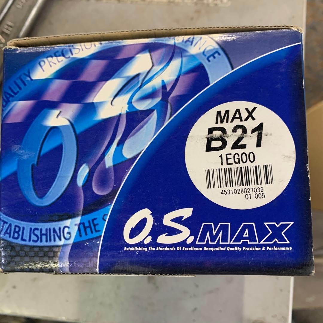 OS MAX 21 エンジン 青