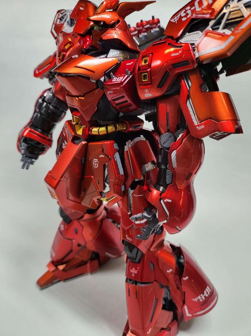 【塗装済み　ガンプラ　完成品】MG  1/100　サザビー　キャンディー塗装