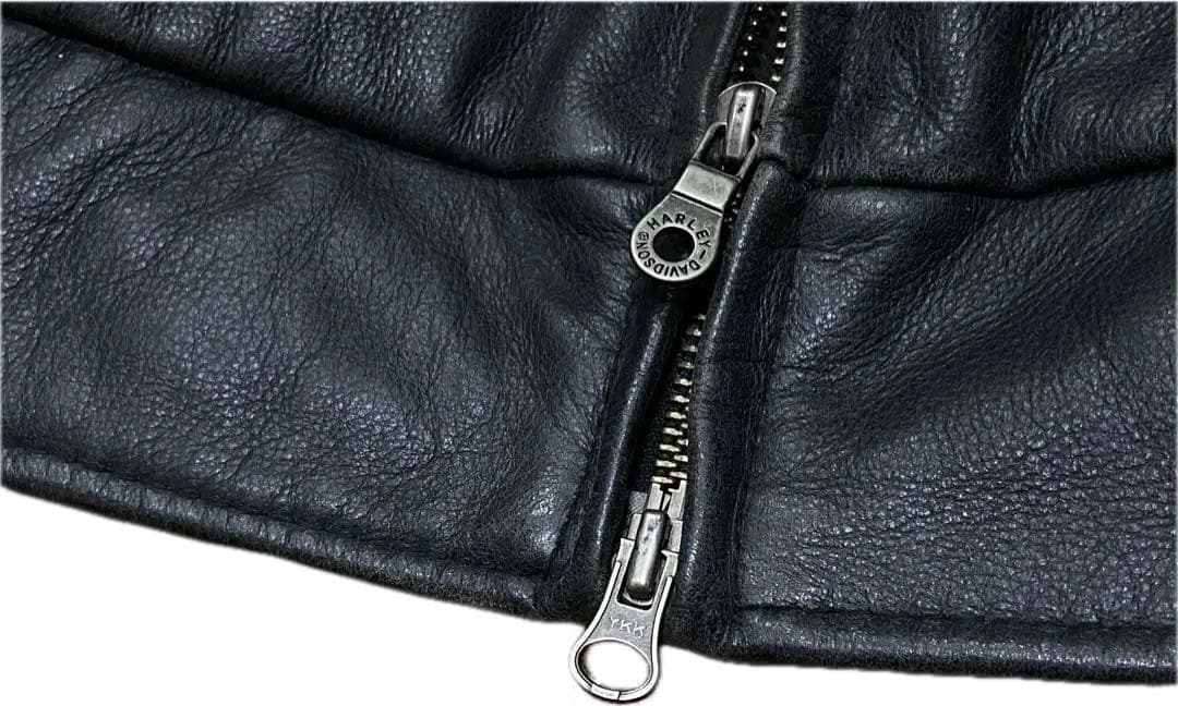 TA様 ハーレーダビッドソン シングル ライダース レザージャケット 両面刺繍