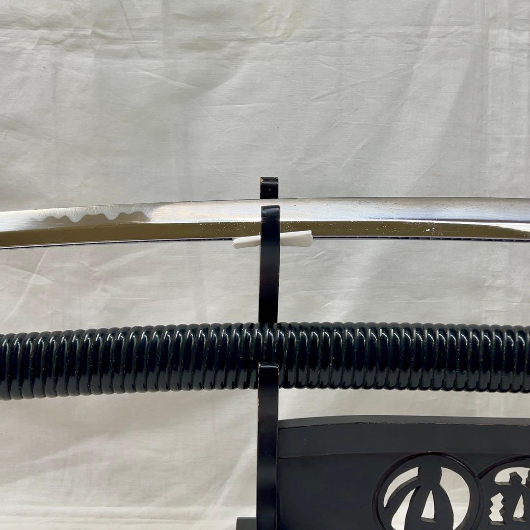 【模造刀】二本差し 太刀 脇差 藤巻 鞘 風景 鍔