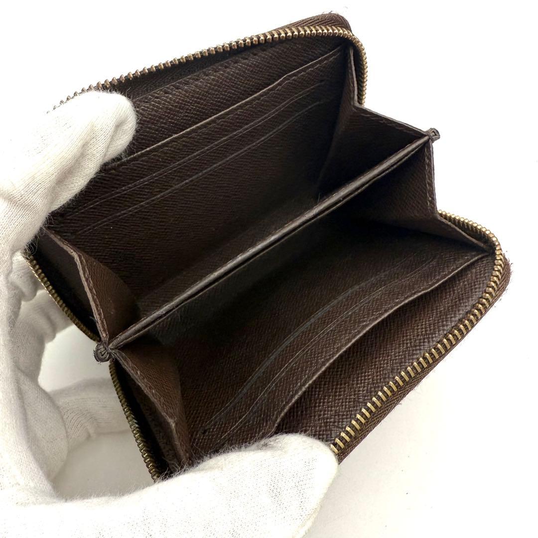 【極上美品】ルイヴィトン ダミエ エベヌ ジッピーパース 小銭入れ