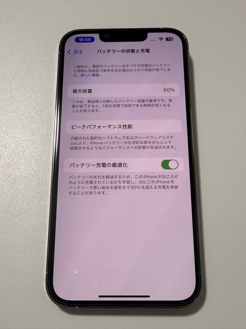 Apple iPhone 13 Pro ホワイト ケース付き