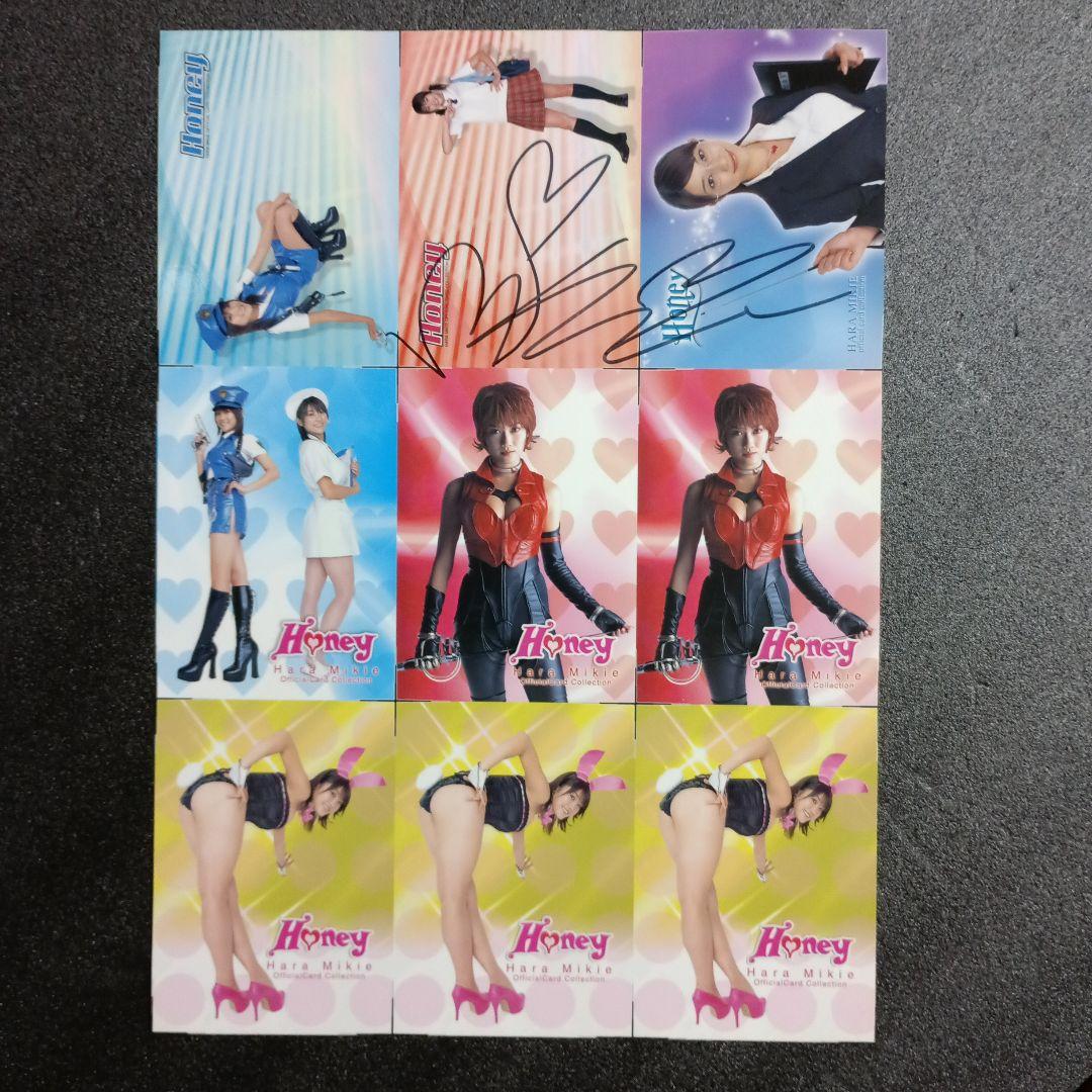 当選　さくら堂2008原幹恵Honey直筆サイン入りアンカットシート　トレカ