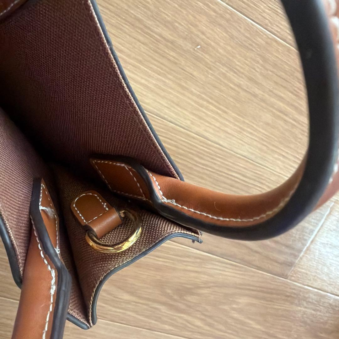 ダークブラウン ショルダーバッグ