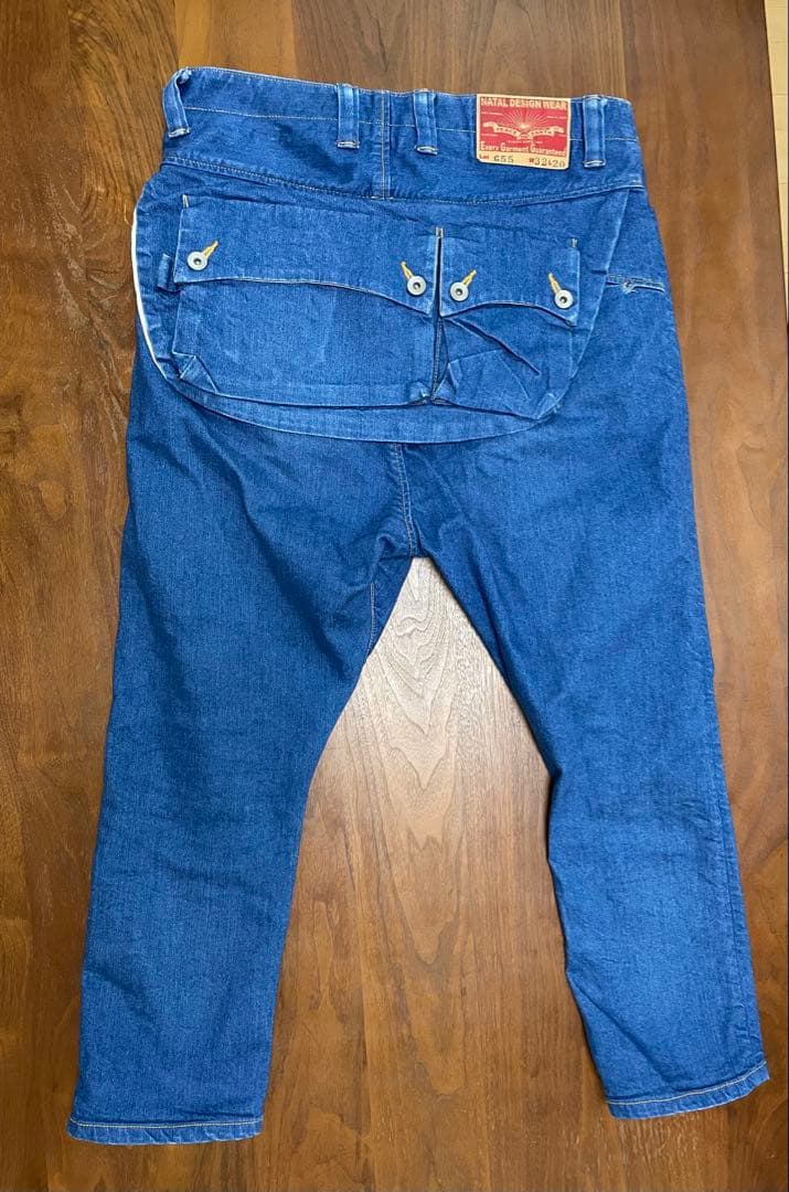 よし　natal Design G55 サルエルフラップデニム32