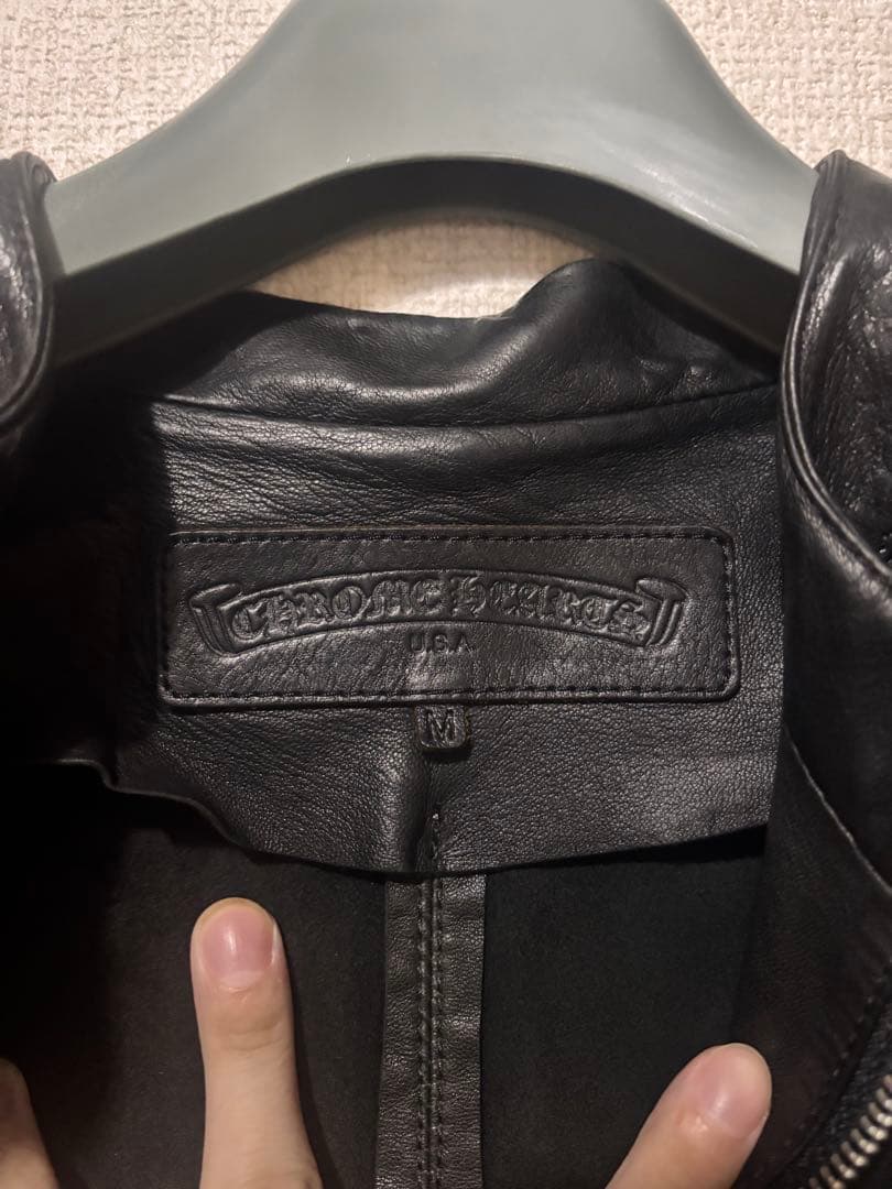 クロムハーツChrome Heartsオールドシングルライダースレザージャケット