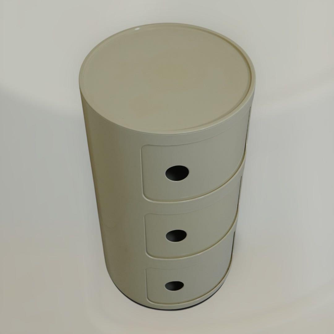 8794.カルテル コンポニビリ 3段 アイボリー