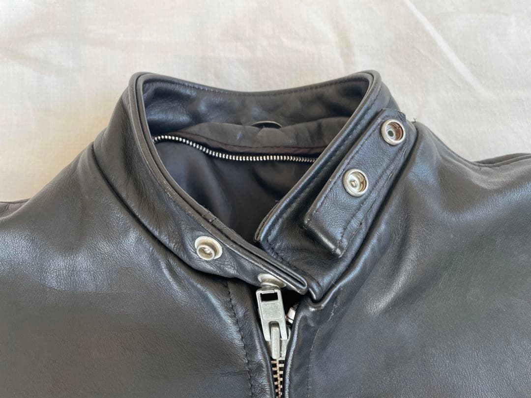 【説明文必読！】【訳あり特価！】Schott シングルライダース　size:40