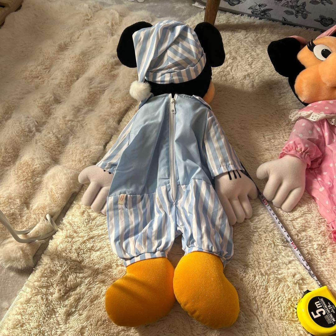 ミッキーマウス ぬいぐるみ パジャマ入れ　昭和　オールドディズニー　アンティーク