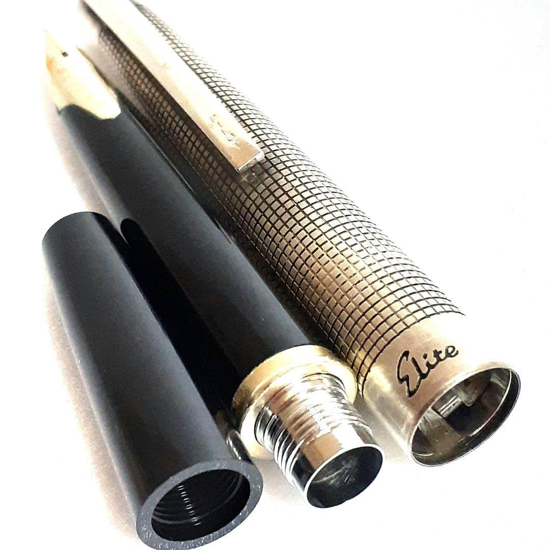 パイロット 万年筆 エリート スターリングシルバー ペン先18K‐WG 訳あり