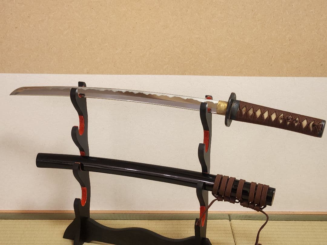 本漆塗 高級拵、脇差、模造刀