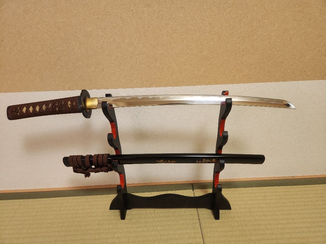 本漆塗 高級拵、脇差、模造刀