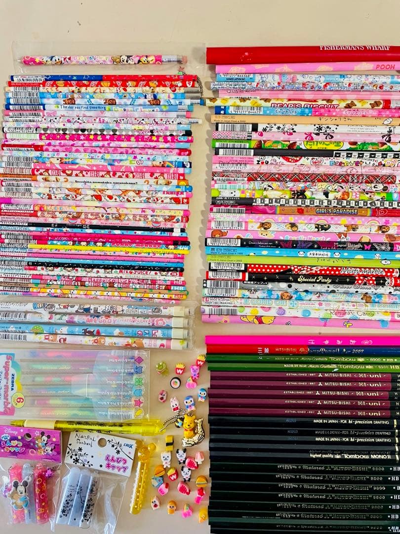 平成レトロ えんぴつ・消しゴム等 100点以上セット♪