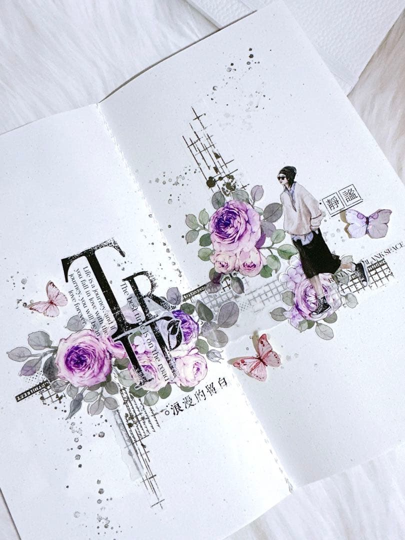 繁花文创《黛云裳》海外マスキングテープ　マステ 【2667】