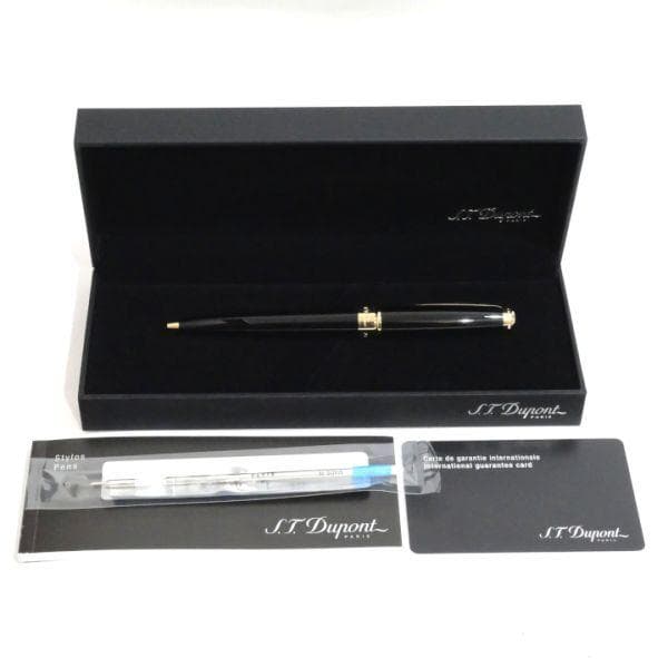 専用 S.T. DUPONT オランピオ ブラックラッカー ボールペンシル