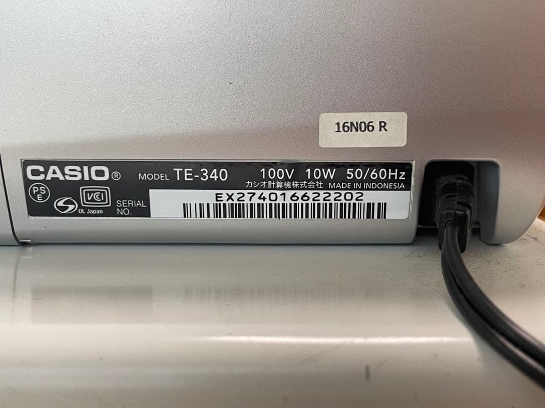 CASIO TE-340 電子レジスター