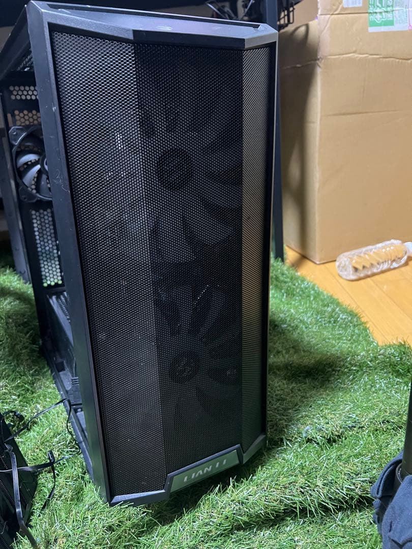 【あ】PCケース、ASUS B450マザーボード、CorsairRM850