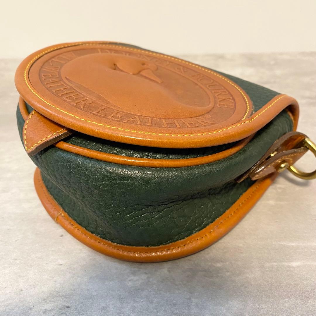 【極美品】ドゥーニー&バーク ショルダーバッグ ポシェット ビッグロゴ レザー