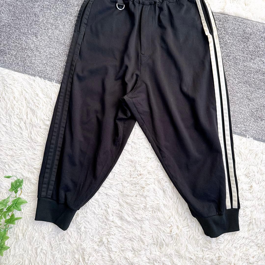 Y-3 ワイスリー ストライプス サルエル トラックパンツ Lサイズ